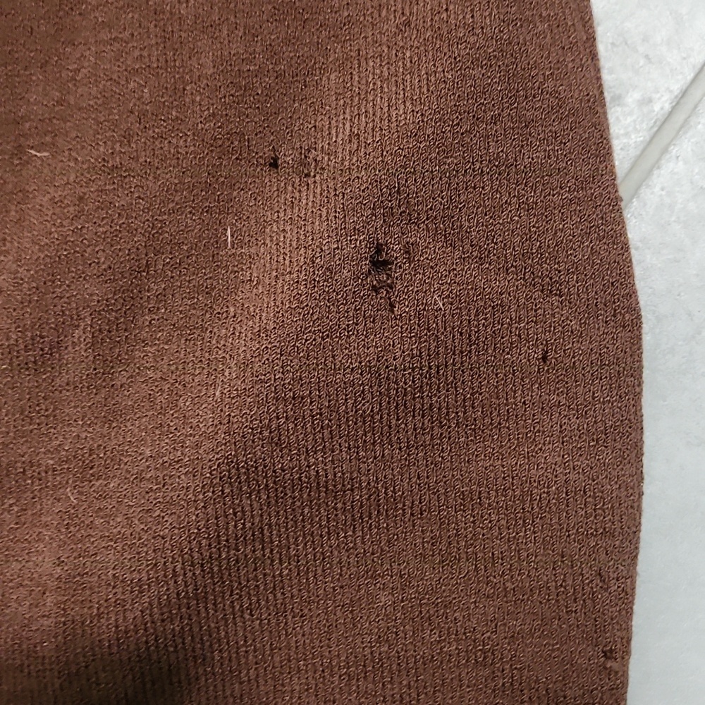 St. John Vintage Chocolate Brown Button-Front Midi Dress - Picture 6 of 10